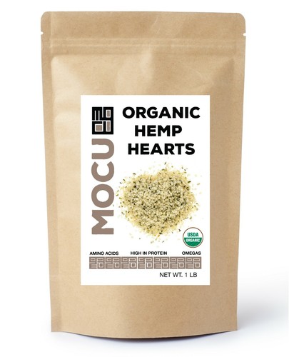 Certified organic hemp hearts - organic,